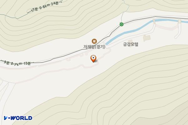 소요산 화장실(자재암) 위치 지도 — 경기도 동두천시 평화로2910번길 140