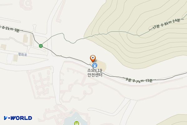 소요산 화장실(주자장 입구) 위치 지도 — 경기도 동두천시 평화로2910번길 65