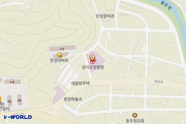 성지요양병원 위치 지도 — 경기도 동두천시 광암로17번길 10
