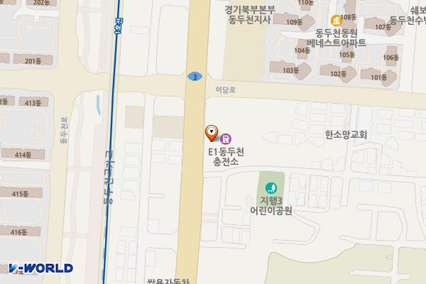 창림에너지(주) 위치 지도 — 경기도 동두천시 평화로 2244