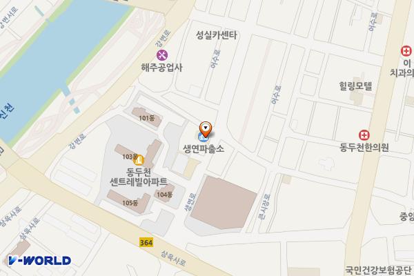 생연파출소 화장실 위치 지도 — 경기도 동두천시 생연로 99