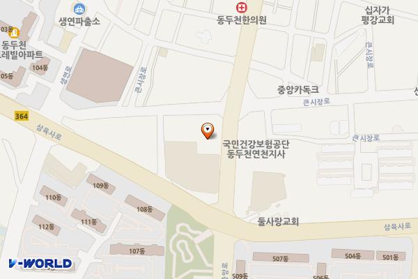 동두천농협하나로마트 위치 지도 — 경기도 동두천시 중앙로 207