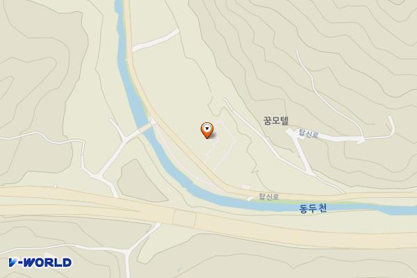 탑동3공영주차장 공중화장실 위치 지도 — 경기도 동두천시 탑신로 315