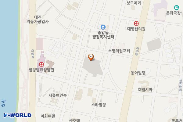 중앙시장 화장실 위치 지도 — 경기도 동두천시 생연로 162