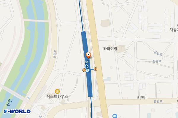 보산역 화장실 위치 지도 — 경기도 동두천시 평화로 2539