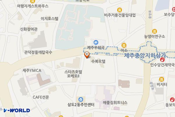 관덕로 30, 삼도이동 1 위치 지도 — 제주특별자치도 제주시 관덕로 30