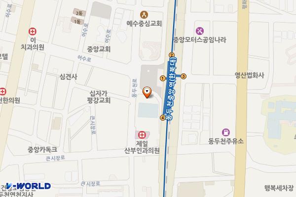 동두천중앙역 공중화장실 위치 지도 — 경기도 동두천시생연동 683-49
