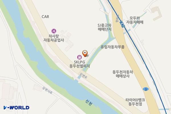 동두천LPG충전소 위치 지도 — 경기도 동두천시 강변로 36