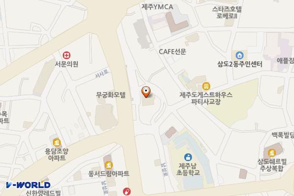 서사로 15 위치 지도 — 제주특별자치도 제주시 서사로 15