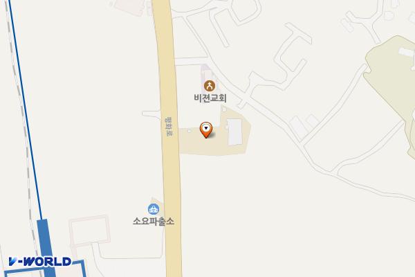 소요동 행정복지센터 화장실(3F) 위치 지도 — 경기도 동두천시 평화로 2706
