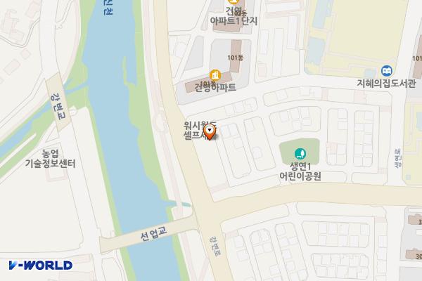 경기동의에너지㈜ 위치 지도 — 경기도 동두천시 강변로 290