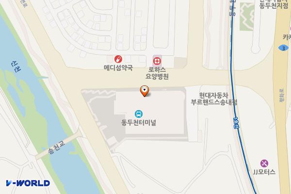롯데마트 동두천점 위치 지도 — 경기도 동두천시 평화로2169번길 21