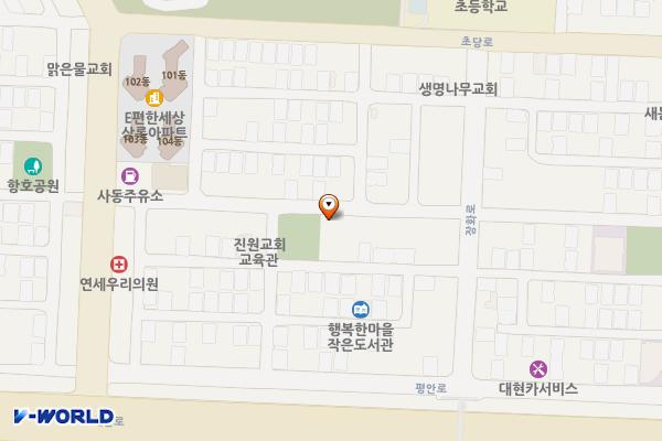사동복지센터 화장실 위치 지도 — 경기도 안산시 상록구 장화2길 20