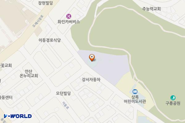 구룡체육관 화장실 위치 지도 — 경기도 안산시 상록구 구룡체육관로 21