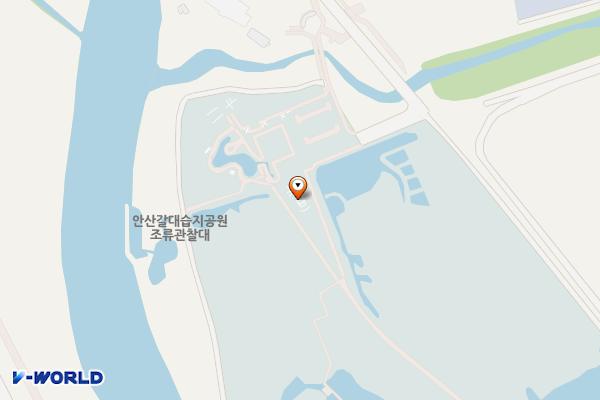 환경생태관 야외화장실 위치 지도 — 경기도 안산시 상록구 갈대습지로 76