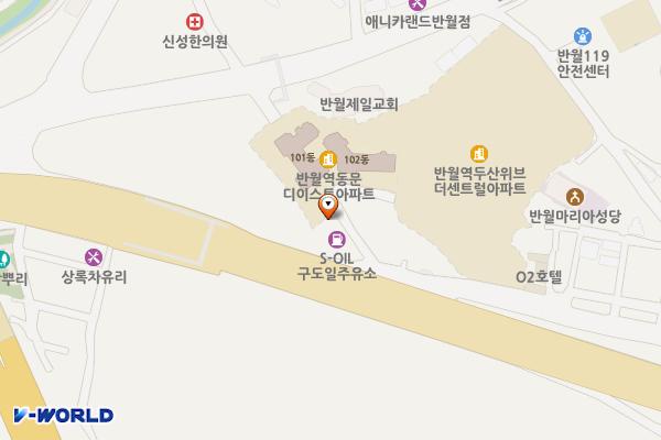 씨앤에스유통(주) 구도일주유소 신반월 위치 지도 — 경기도 안산시 상록구 건건1길 7