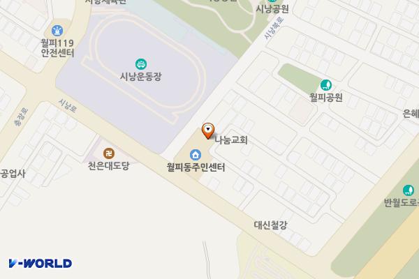 월피동 행정복지센터 화장실 위치 지도 — 경기도 안산시 상록구 시낭북로 4
