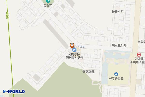 선부3동 행정복지센터 화장실 위치 지도 — 경기도 안산시 단원구 선삼로 47