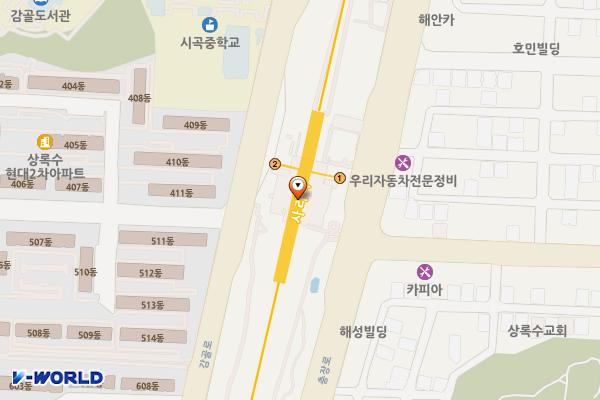 사리역 위치 지도 — 경기도 안산시 상록구 충장로 103