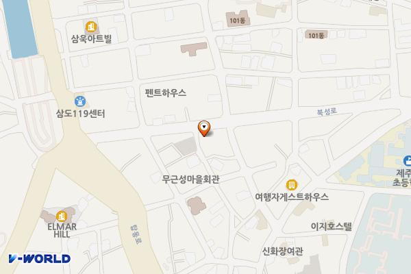 북성로 51 위치 지도 — 제주특별자치도 제주시 북성로 51