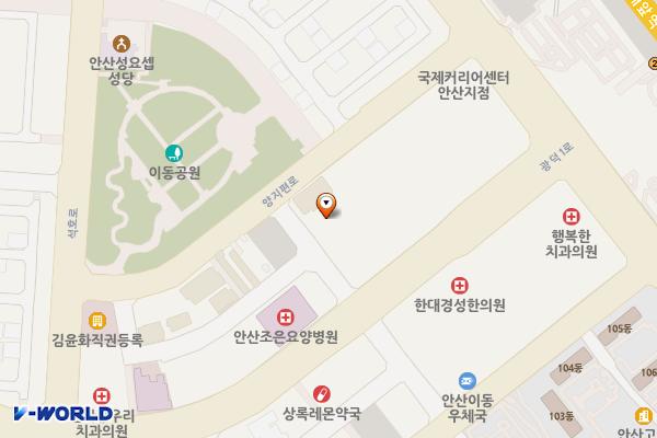 대성프라자 위치 지도 — 경기도 안산시 상록구 양지편1길 26