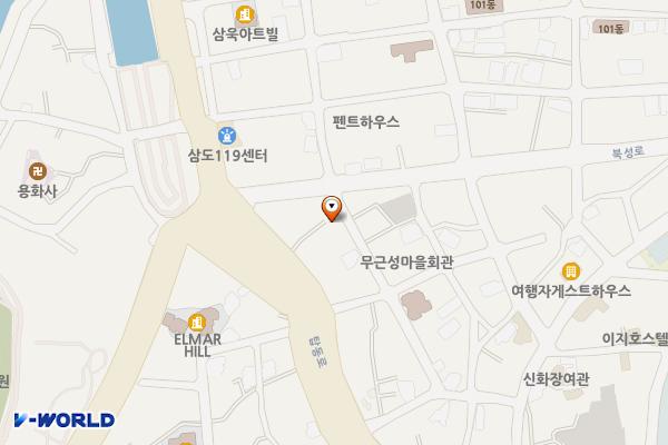 탑동로 115-8, 삼도이동 1158-8 위치 지도 — 제주특별자치도 제주시 탑동로 115-8