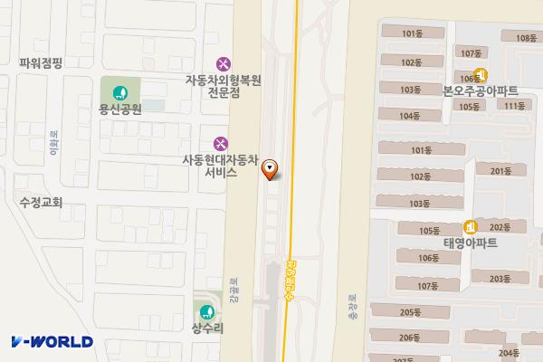 어울림공원 태영아파트 앞 화장실 위치 지도 — 경기도 안산시 상록구 감골로 200