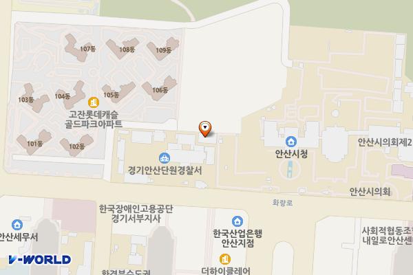 안산단원경찰서 민원실 화장실 위치 지도 — 경기도 안산시 단원구 화랑로 373