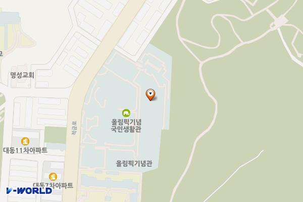 올림픽기념관-체육관 화장실 위치 지도 — 경기도 안산시 단원구 적금로 202