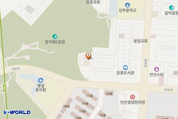 선부청소년문화의집 화장실 위치 지도 — 경기도 안산시 단원구 우목골길 7-15