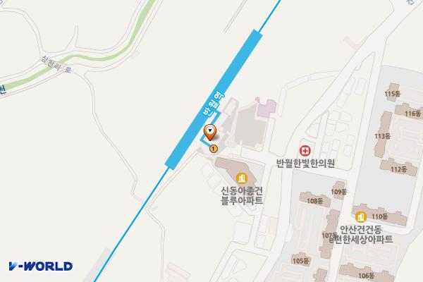 반월역 위치 지도 — 경기도 안산시 상록구 건건로 119-10