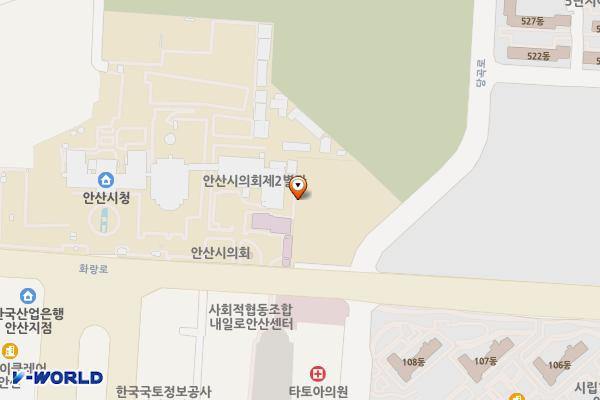 안산소방서 화장실 위치 지도 — 경기도 안산시 단원구 화랑로 407