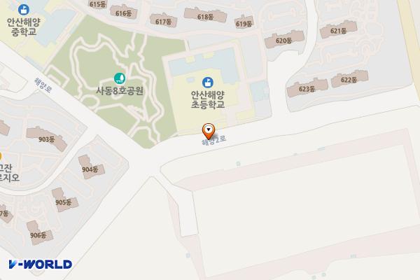 해양야구장 화장실 위치 지도 — 경기도 안산시 상록구 해양2로