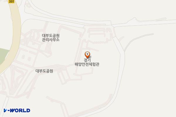 대부바다향기테마파크(대형주차장) 위치 지도 — 경기도 안산시 단원구 대부황금로 1546, 경기도 해양안전체험관 (대부북동)