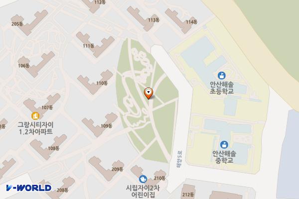 하늬울공원 화장실 위치 지도 — 경기도 안산시 상록구 해양5로 31