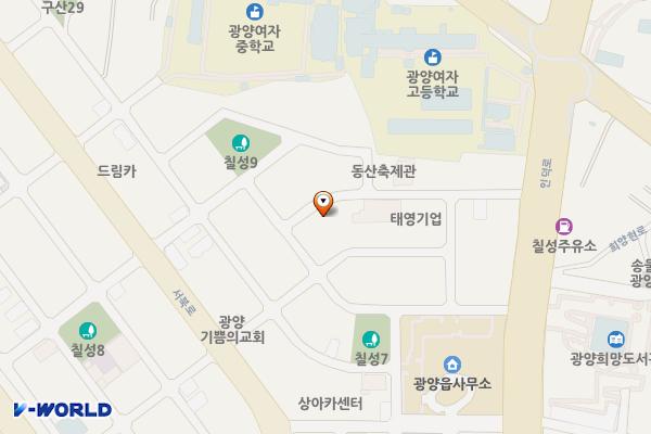 칠성리 932-2 위치 지도 — 전남광주통합특별시 광양시 광양읍 칠성리 932-2