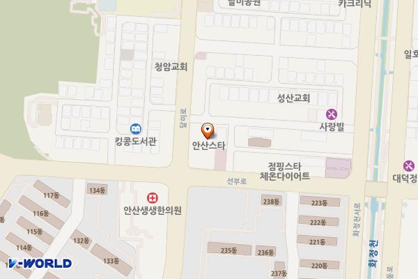 안산스타주유소 위치 지도 — 경기도 안산시 단원구 달미로 72