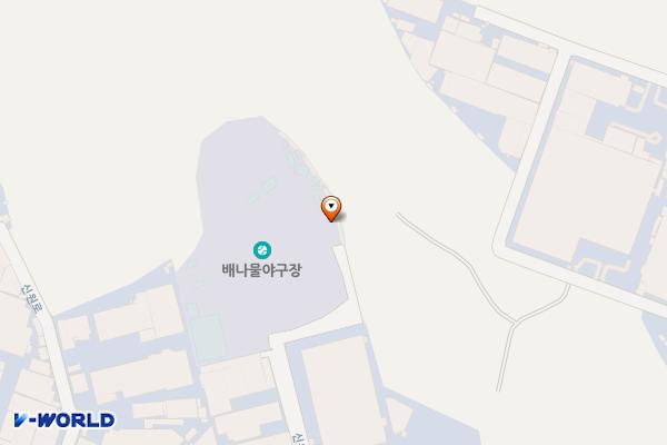배나물야구장 화장실 위치 지도 — 경기도 안산시 단원구 신원로 301-15
