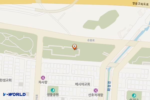 와동제1공원 2구역 화장실 위치 지도 — 경기도 안산시 단원구 달미로 144