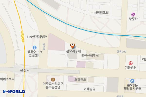 본오지구대 화장실 위치 지도 — 경기도 안산시 상록구 상록수로 12