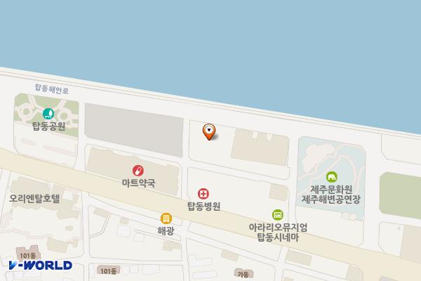 삼도이동 1260 위치 지도 — 제주특별자치도 제주시 삼도이동 1260