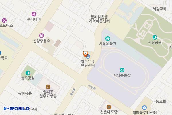 월피119안전센터 화장실 위치 지도 — 경기도 안산시 상록구 충장로 645