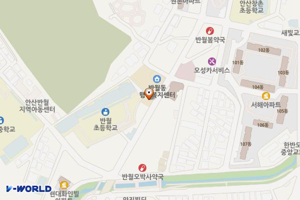 반월파출소 화장실 위치 지도 — 경기도 안산시 상록구 건건로 47