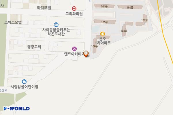 사이동 주민커뮤니티센터 화장실 위치 지도 — 경기도 안산시 상록구 선진로 92