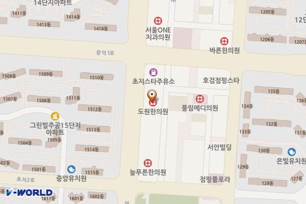 세종프라자 위치 지도 — 경기도 안산시 단원구 초지로 100