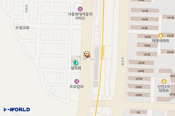 어울림공원 4 화장실 위치 지도 — 경기도 안산시 상록구 감골로 200