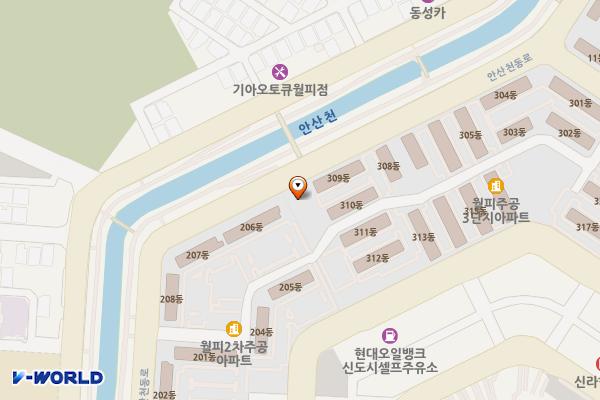 교육센터빌딩 위치 지도 — 경기도 안산시 상록구 안산천동로 170