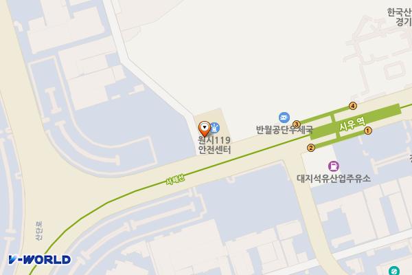 공단파출소 화장실 위치 지도 — 경기도 안산시 단원구 동산로 29