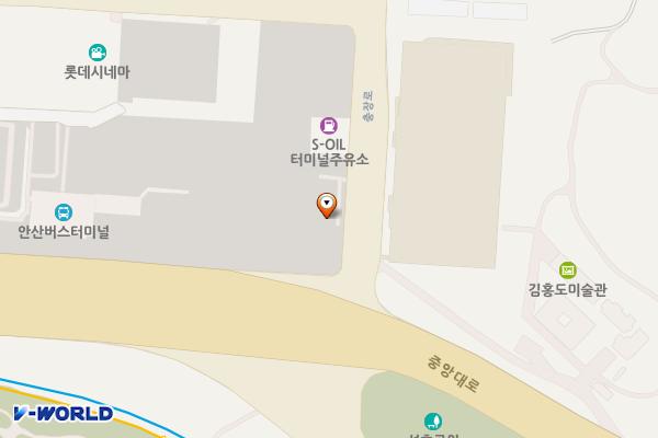 안산종합여객터미널 위치 지도 — 경기도 안산시 상록구 항가울로 410