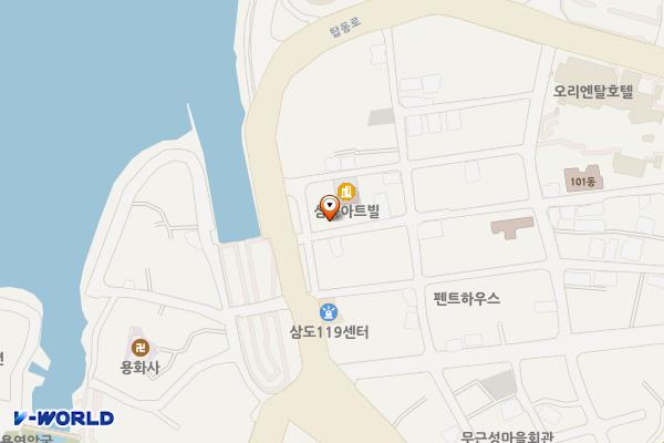삼도이동 1167-6,1167-7 위치 지도 — 제주특별자치도 제주시 삼도이동 1167-6